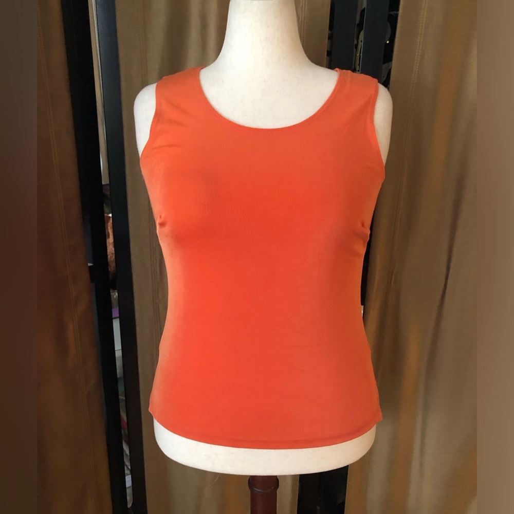 West End Orange Tank Blouse